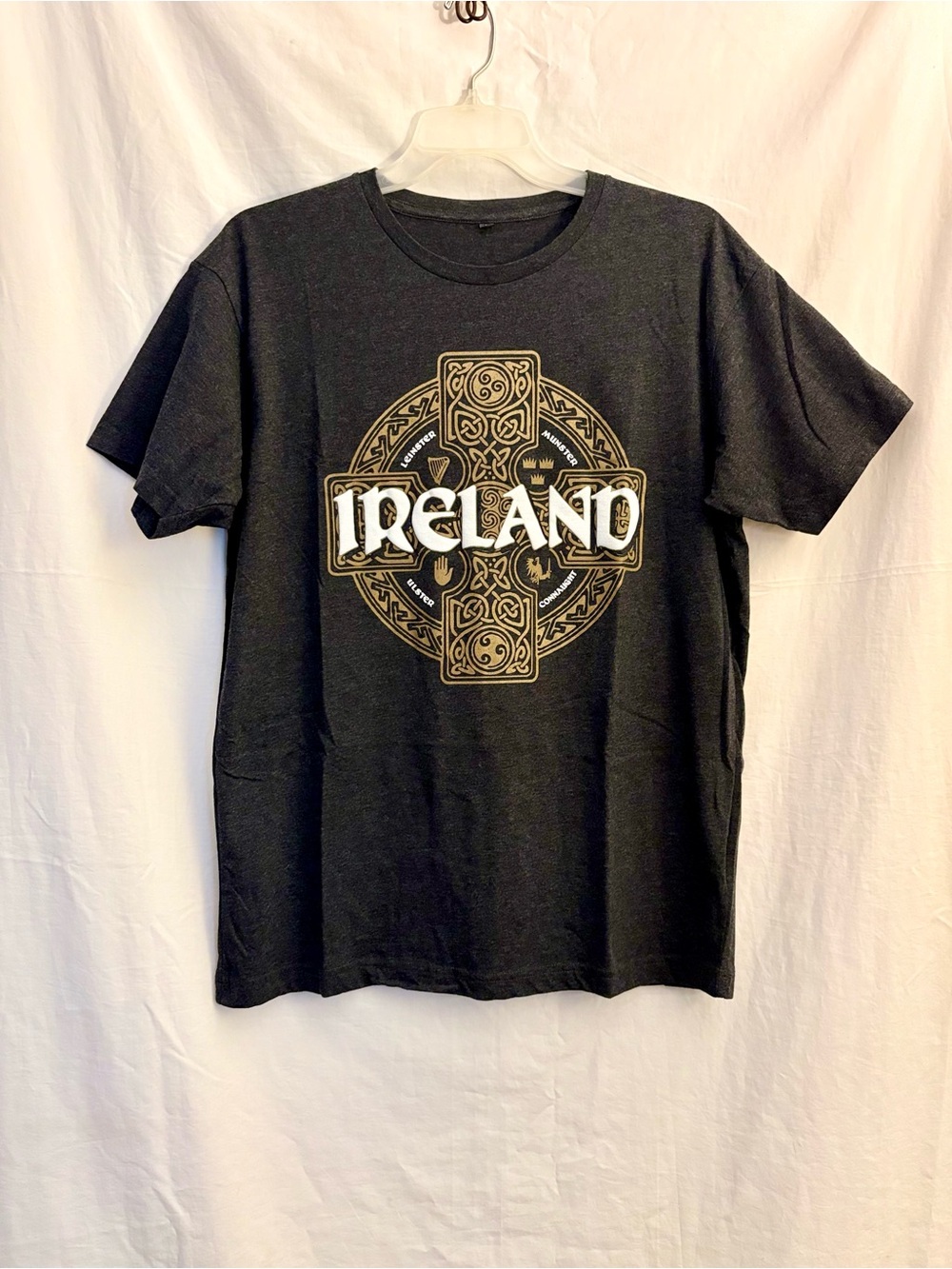 Ireland Graphic Short Sleeve Tee-Black Size L